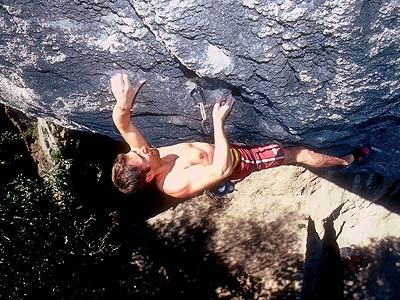 Climbing at Arco, Eremo di San Paolo, Zauberfee, Andreas Bindhammer, Christian Bindhammer