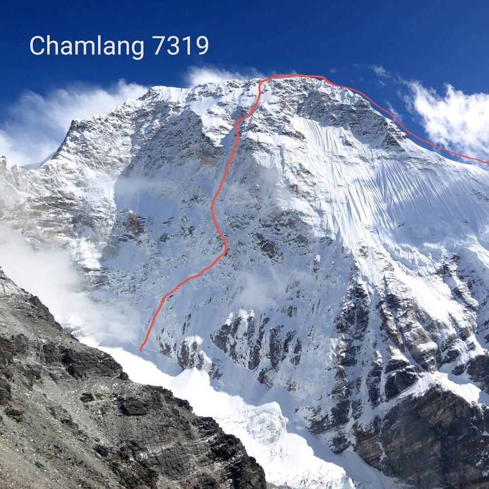 Chamlang, Nepal, Charles Dubouloz, Benjamin Védrines