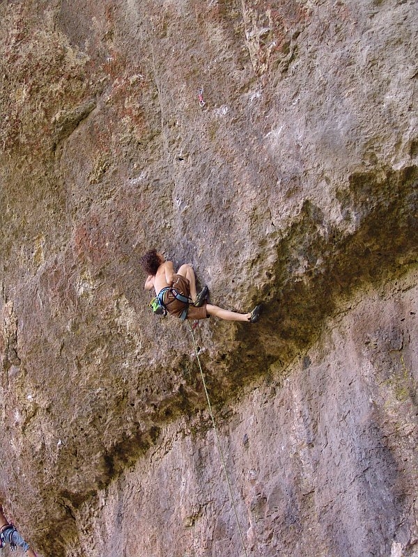 Adam Ondra climbing Nemecko, Frankenjura, Germany