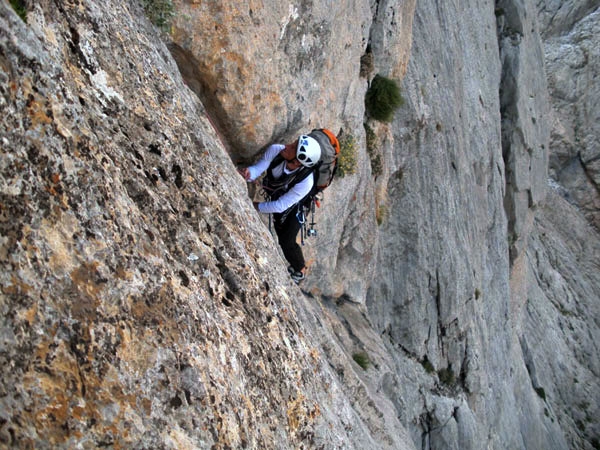 Via del gran diedro Prima Lacrima - Ilk gözyaşı