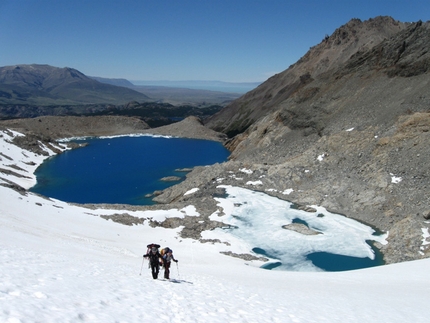 Fitz Roy, Patagonia - Salendo sopra Laguna de Los Tres