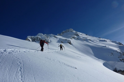 Ski mountaineering in the Upper Tauern, East Tirol, Austria