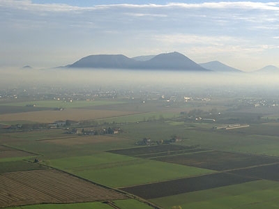 Lumignano Brojon - La vista sulla pianura.