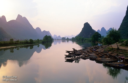 Yu Long River vicino a Yangshuo, Cina. - Simon Carter
