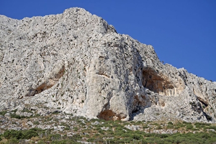 ET - Kalymnos - In arrampicata nella falesia di ET sull'isola di Kalymnos