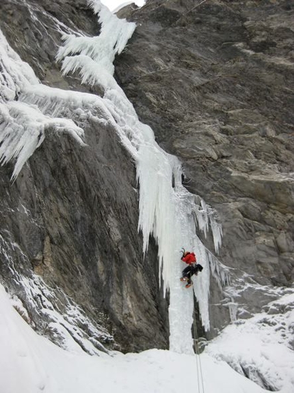 Ice climbing in Eastern Tirol, Austria