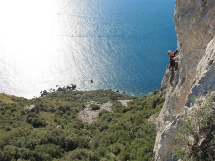 Capo d'Uomo all'Argentario, arrampicare in Toscana