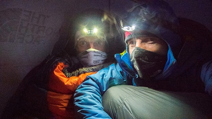 Nanga Parbat in winter, Simone Moro and David Göttler