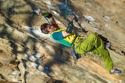 Stefano Ghisofli climbing at Red River Gorge