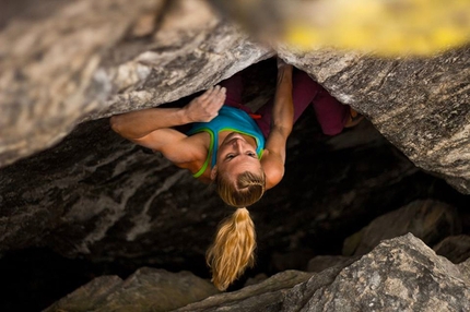 Jorg Verhoeven and Katharina Saurwein bouldering at Chaos Canyon - 