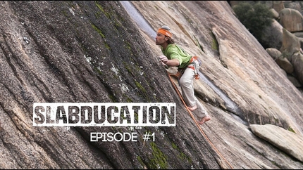 Slabducation: Sean Villanueva and Talo Martin slab climbing at La Pedriza in Spain
