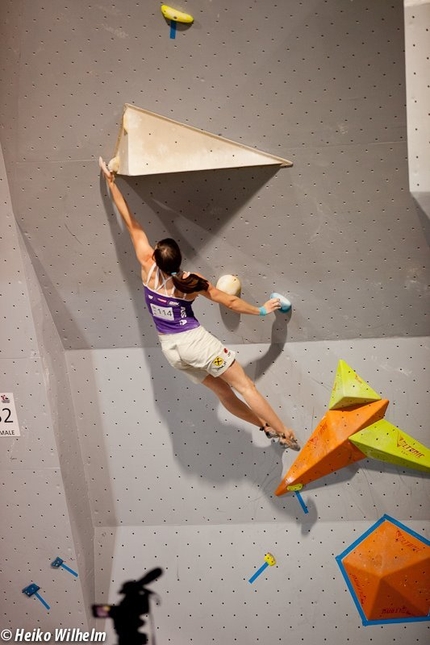 Bouldering World Cup 2012 - The third stage of the Bouldering World Cup 2012 in Vienna, Austria: Katharina Posch