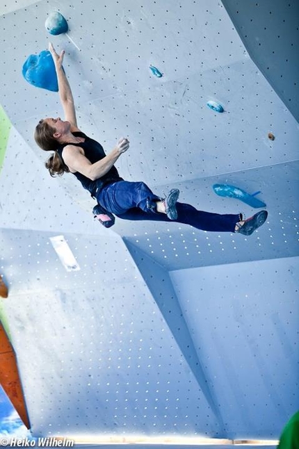 Bouldering World Cup 2012 - The third stage of the Bouldering World Cup 2012 in Vienna, Austria: Angela Joan Payne
