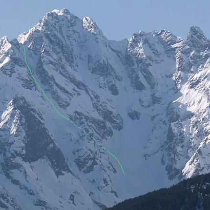 Steep skiing: Pizzo di Coca first descent
