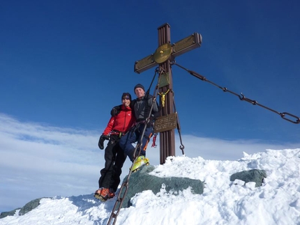 Grossglockner - On the summit of Grossglockner, 3798m, Austria