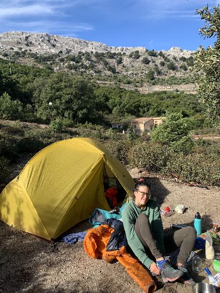 Solveig Korherr, Hotel Supramonte, Sardegna - Luisa Deubzer al camping Silana alla Gola di Gorropu, Sardegna