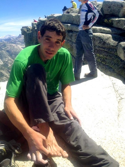 Alex Honnold - Alex Honnold in cima al Half Dome