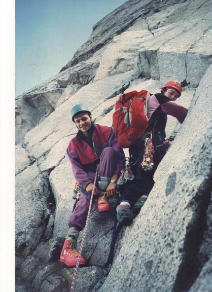 Val Salarno - Val Salarno: Matteo Rivadossi e Giuliano Degiacomi poco più che ragazzini in Val Salarno, 1990