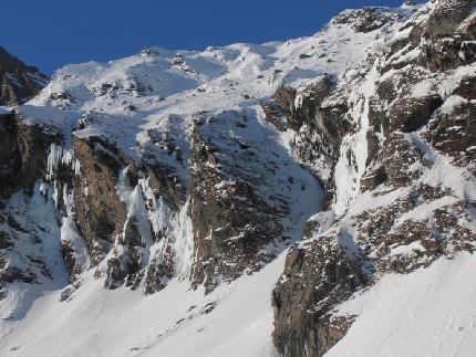 Pian della Mussa in Val d’Ala di Lanzo: le sue cascate di ghiaccio e le vie di misto e dry