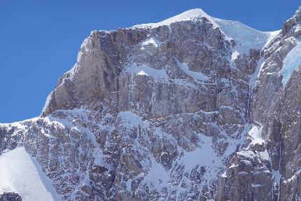 Cerro Nora Oeste, Patagonia, Paolo Marazzi, Luca Schiera - Paolo Marazzi e Luca Schiera durante la prima salita di Cerro Nora Oeste in Patagonia
