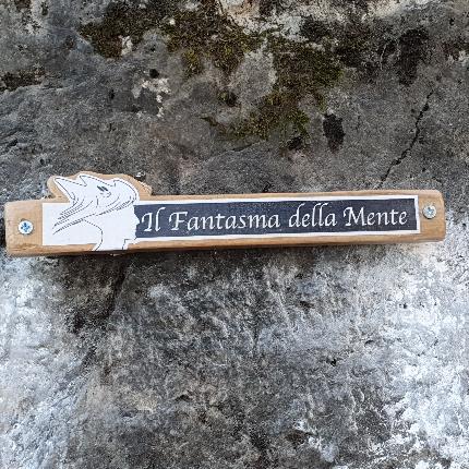 Monte Cornone, Valsugana, Mauro Florit, Francesco Leardi, Fausto Maragno, Jimmy Rizzo - Il fantasma della mente al Monte Cornone in Valsugana: la targetta