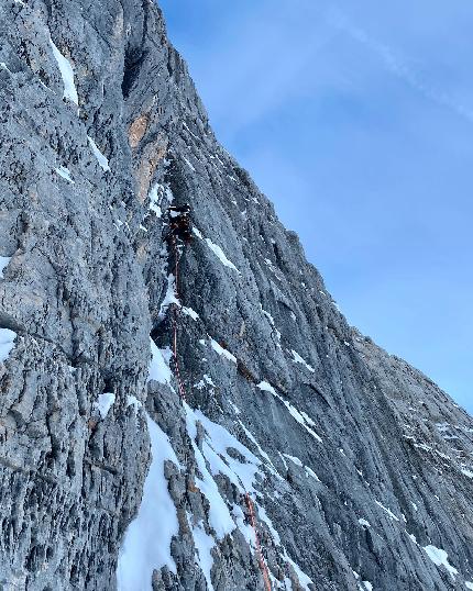 Big new mixed climb on Civetta (Dolomites) by Christian Casanova, Francesco Favilli, Mathieu Maynadier