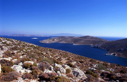 Kalymnos - L'isola di Kalymnos e la vista sul mare Egeo