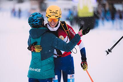 Coppa del Mondo di scialpinismo 2024 - Emily Harrop & Thibault Anselmet vincono la Mixed Relay a Cortina, Coppa del Mondo di scialpinismo 2024 