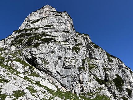 Monte Bila Pec dal Rifugio Gilberti (Sella Nevea)