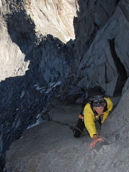 150 anniversary of Picco Glorioso - Monte Disgrazia - Climbing up the Pioda ridge