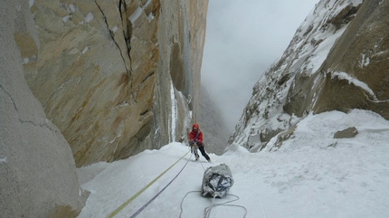 Out of reality, Great Trango Tower - New route attempt by Dodo Kopold and Michal Sabovcik. Under Illuminati.