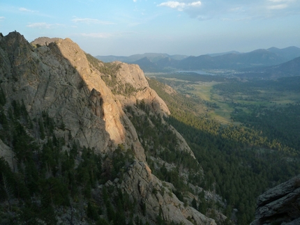 USA Climbing Trip - Panorama verso la Estes Valley