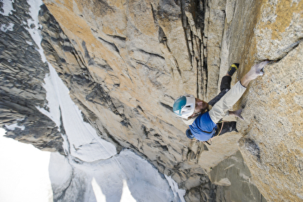 Siebe Vanhee makes first rope solo ascent of 'Voie Petit' on Grand Capucin