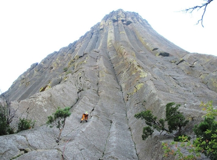 USA Climbing Trip - Manrico Dell'Agnola su New Wave, Devil’s Tower