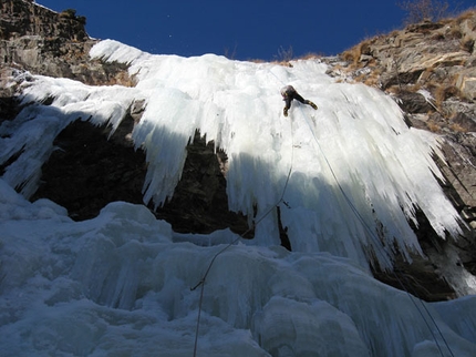 Piemonte e Valle D’Aosta, condizioni cascate di ghiaccio