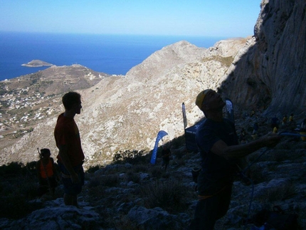 The North Face Kalymnos Climbing Festival - day one - Grabriele Moroni (in 