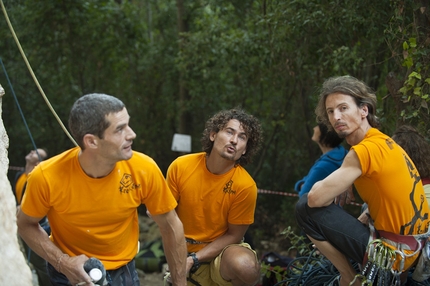 Climbing Marathon del Finalese - Pietro dal Prà, Luca Giammarco e Alberto Gnerro