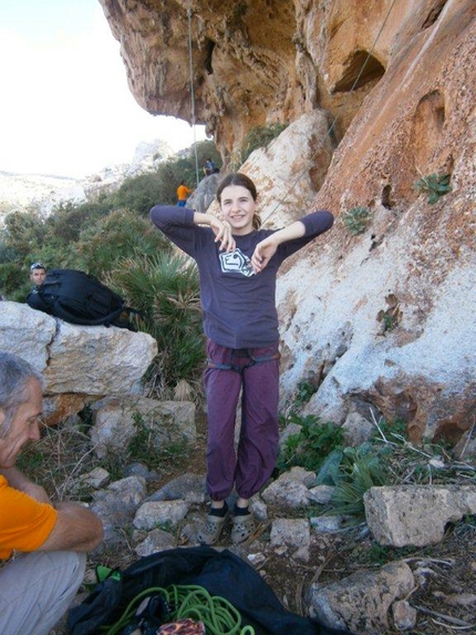 San Vito Climbing Festival – Outdoor Games 2012 - Maria Ballerini, the youngest Top Marathon participant.