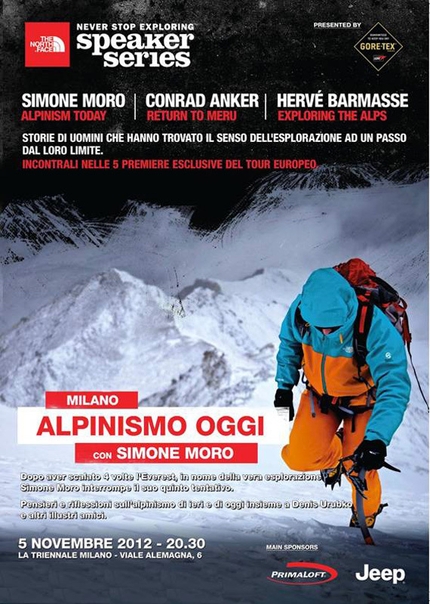 The North Face Speaker Series: Simone Moro e l'alpinismo oggi