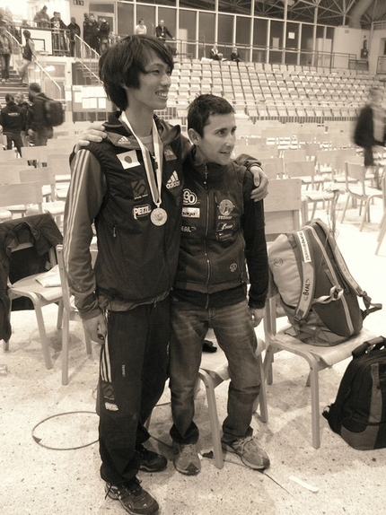 Lead World Cup 2012 - Kranj - Sachi Amma and Ramon Julian Puigblanque