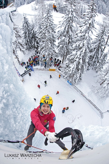 Ice Climbing World Cup - Coppa del Mondo di arrampicata su ghiaccio: Angelika Rainer
