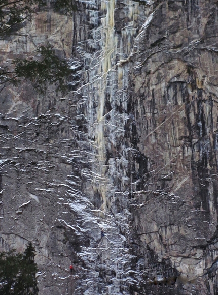 Schwarzer Engel, difficilissima nuova cascata di ghiaccio nel Maltatal