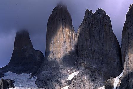 Il Grosso, il Magro e il Nonnino e la Torre Centrale del Paine