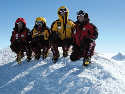 Premio Saint Vincent - Il gruppo dei militari in cima al Mt. Vinson