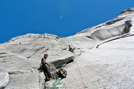 New rock climb on Cerro Walwalun, Cochamó Valley, Chile