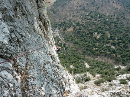 Valle del Sarca - In arrampicata sul Pian della Paia