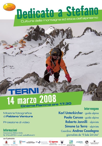 Terni: Cultura di montagna ed etica dell’alpinismo per Stefano Zavka