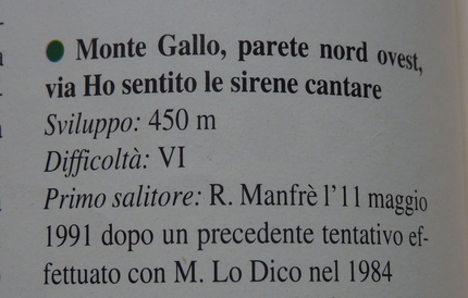 Monte Gallo, & Monte Monaco, Sicilia - 