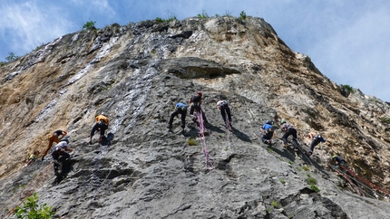 Corso aspiranti guida alpina 2013 – 2014: il modulo tecniche e manovre di sicurezza e autosoccorso