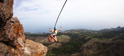 Shaan-Kaya, rope jumping in Crimea
